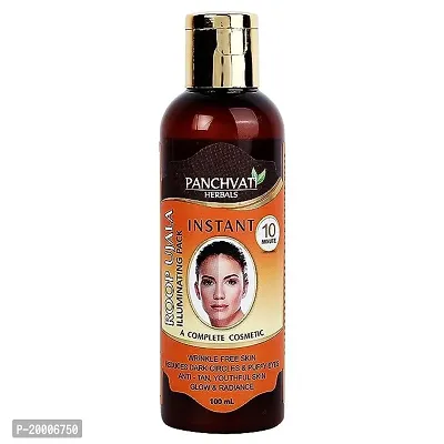 Panchvati Herbals Roop Ujala Instant Illuminating Pack For Instant Shine And Glow, Improves Skin Texture  Reduces Blemishes, 100 ml-thumb2