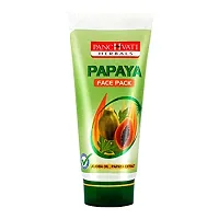 Panchvati Papaya Face Pack with Papaya Extract 60 ml, Pack of 3, 180 ml, Gives Healthy Glowing Skin-thumb1