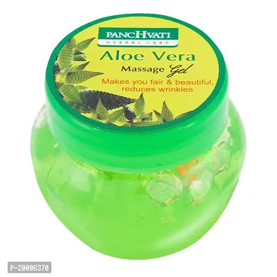 Panchvati Herbals Aloe Vera Face Massage Gel Keeps moisture Heals  soothes dry skin.100 ml, Pack Of-2-thumb2