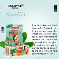 Panchvati Herbals Tulsi  Kapoor Goti Soap 25 gm ,Pack of -6-thumb4