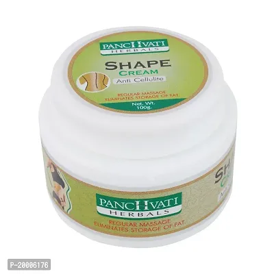 Panchvati Herbals Anti Cellulite Shape Cream Specially Meant for Stomach, Hips, Thighs  Arms Tightens and tones body parts Cuts stubborn fat from problem areas 100 gm-thumb3