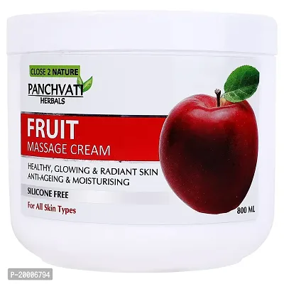 Panchvati Herbals Fruit Massage Cream 800gm Silicone Free For All Skin Types