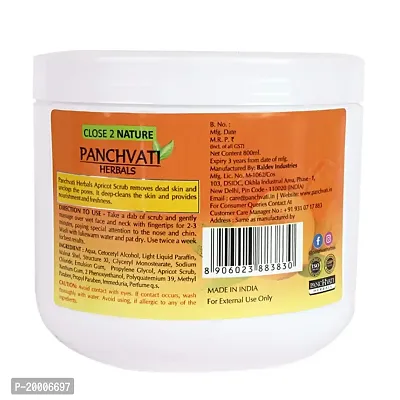 Panchvati Herbals Regular Apricot Scrub for Better Skin Tone  Removing Wrinkles- 800 ml.-thumb3