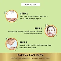 Panchvati Papaya Face Pack with Papaya Extract 60 ml, Pack of 3, 180 ml, Gives Healthy Glowing Skin-thumb3