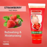 Panchvati Herbals Strawberry Face Wash Gently exfoliates dirt from pores Hydrates skin Soothes skin Nourishes skin All Skin type 60 ml pack of -3-thumb3