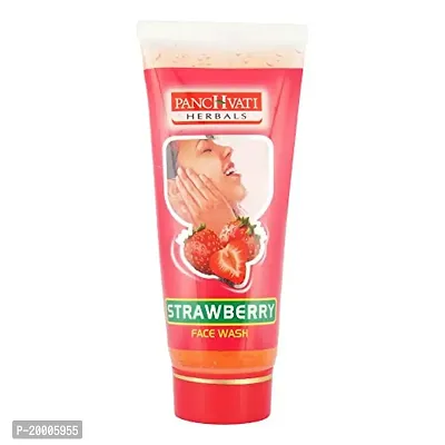 Panchvati Herbal Face Wash (Lemon 60 ml + Strawberry 60 ml + Neem 60 ml + Papaya 60 ml) Combo Kit Adds Glow  Freshness, Helps Reduce Impurities  Brightens Skin Tone-thumb5