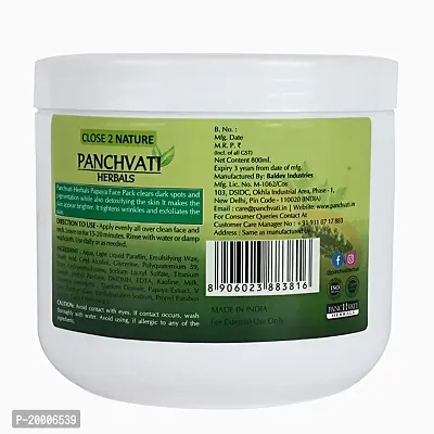 Panchvati Herbals Regular Papaya Face Pack | Removes Dead Skin Cells  Keeps Skin Youthful - 800 ml-thumb3