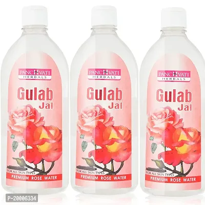 Panchvati Herbals Gulab Jal Premium Rose Water 450 ml, Pack of - 3