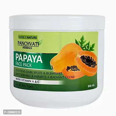 Panchvati Herbals Regular Papaya Face Pack | Removes Dead Skin Cells  Keeps Skin Youthful - 800 ml