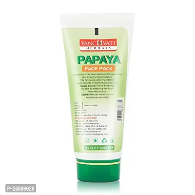 Panchvati Papaya Face Pack with Papaya Extract 60 ml, Pack of 3, 180 ml, Gives Healthy Glowing Skin-thumb3