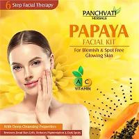 Panchvati Herbals Papaya Facial Kit for Blemish Free, Anti Pigmentation, Brighter and Fairer Skin, All Skin Types, 180gm + 50ml-thumb4