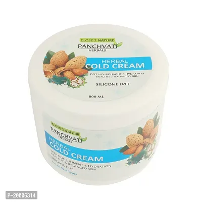 Panchvati Herbals Cold Cream Deep Nourishment Healthy  Balanced Skin Winter Cream For Moisturing Cold Cream 800 Ml-thumb3