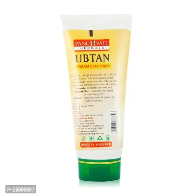 Panchvati Ubtan Cream Clay Face Pack Anti-ageing in nature Deeply cleanses skin cells Cleans pores 60 ml, Pack of 3, 180 ml-thumb3