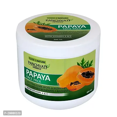 Panchvati Herbals Regular Papaya Face Pack | Removes Dead Skin Cells  Keeps Skin Youthful - 800 ml-thumb2