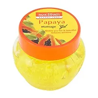 Panchvati Herbals Papaya Gel 100 ml + Panchvati Aloe Vera Gel 100 ml, Herbal Face Gel Combo Pack for Glowing Skin  all Skin Types-thumb1