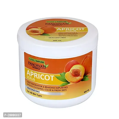 Panchvati Herbals Regular Apricot Scrub for Better Skin Tone  Removing Wrinkles- 800 ml.-thumb2