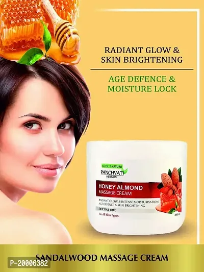 Panchvati Herbals Regular Almond Massage Cream | Promotes Skin Health  Mosturises the Skin, All Skin Type - 800 ml-thumb2