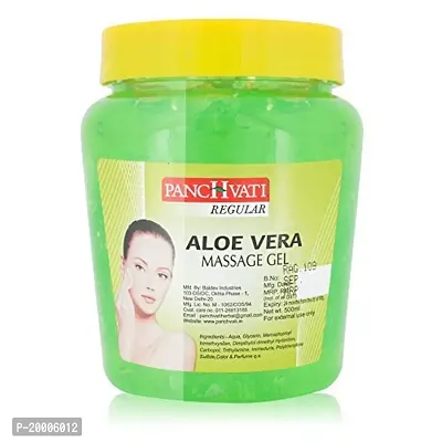 Panchvati Herbals Aloe Vera Face Massage Gel Keeps moisture Heals  soothes dry skin.500 ml, for All Skin type-thumb4