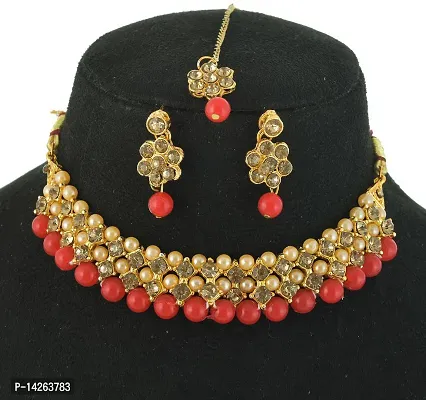 Traditional Alloy Black Jewellery Set For Women