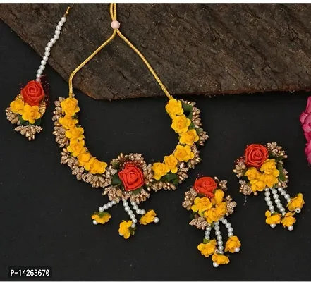 Traditional Alloy Multicolor Jewellery Set For Women