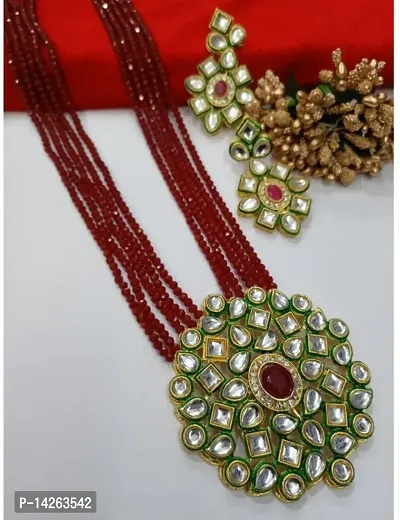 Traditional Alloy Multicolor Jewellery Set For Women