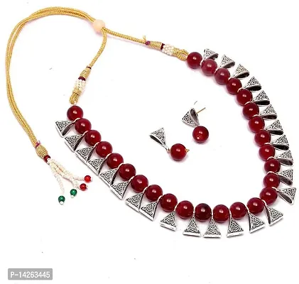 Traditional Alloy Multicolor Jewellery Set For Women-thumb0