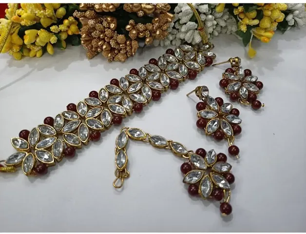 Traditional Alloy Jewellery Set For Women