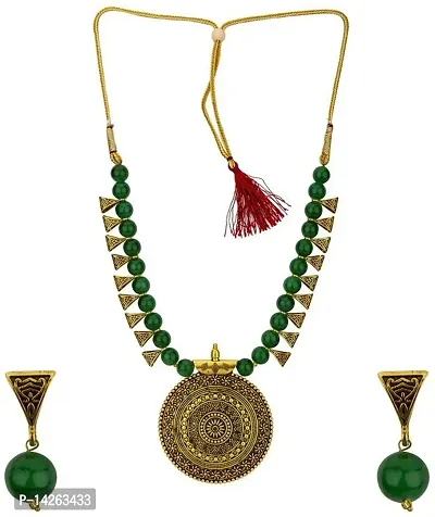 Traditional Alloy Multicolor Jewellery Set For Women-thumb0