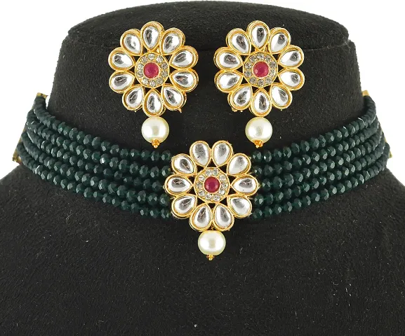 Traditional Brass Jewellery Set For Women