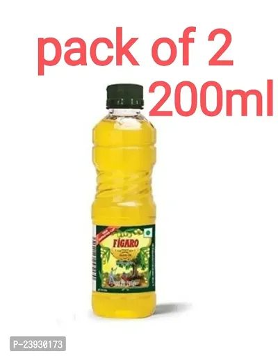 Buy FIGARO Olive oil for eating and baby massage pack of 2 200ml