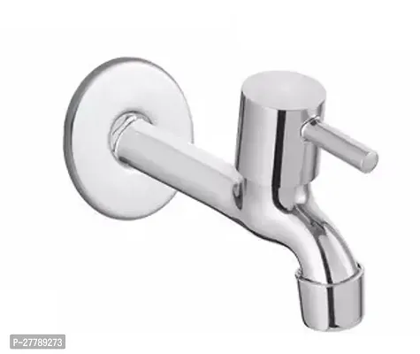 Turbo Long Body Tap For Kitchen And Bathroom Ss Chrome Finish With Wall Flange