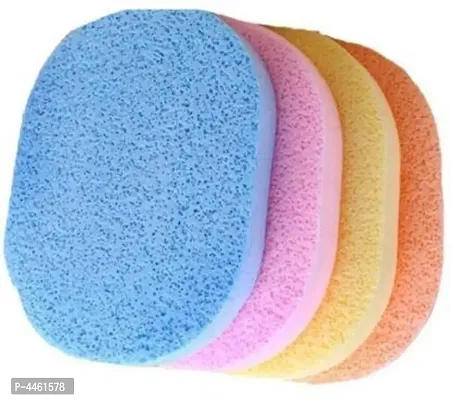 Wash Pad Face Cleaning Sponge Puff (set of 4)-thumb0