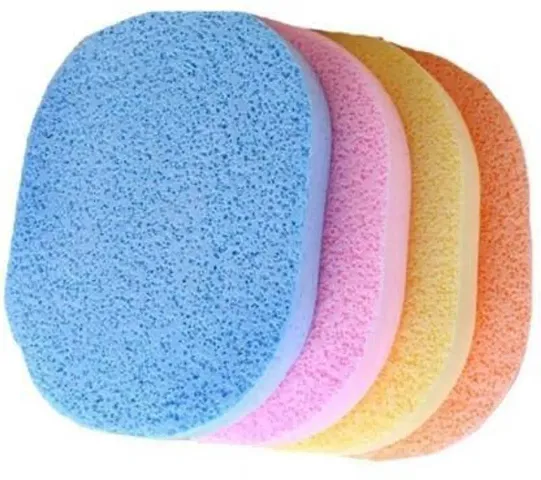 Combo Of Wash Pad Face Cleaning Sponge Puff
