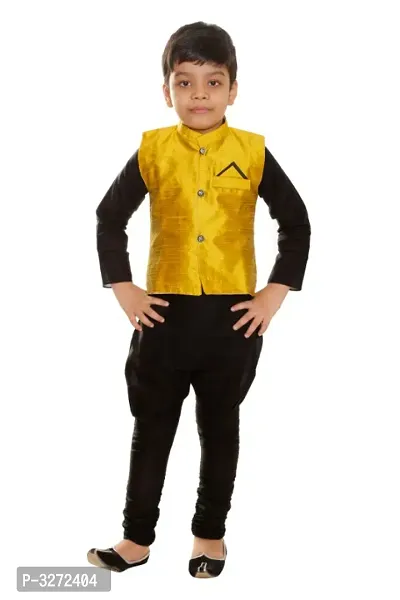 Kids Stylish Ethnic Wear - Modi Jacket, Kurta & Pyjama