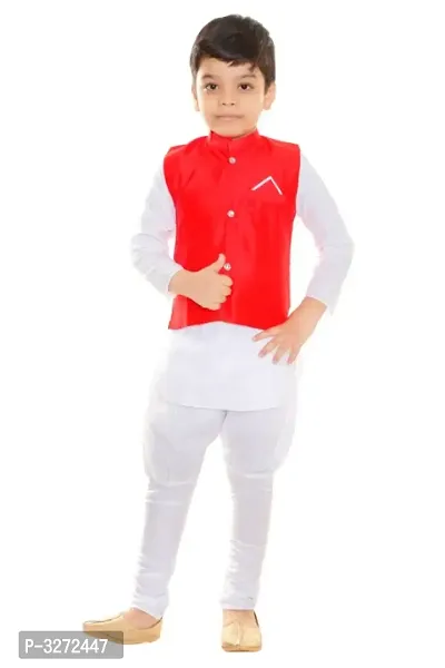 Kids Stylish Ethnic Wear - Modi Jacket, Kurta & Pyjama-thumb0