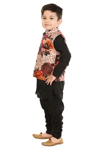 Trendy Boys/Kids Kurta Pyjama Set with Waistcoat - Modi Jacket-thumb1