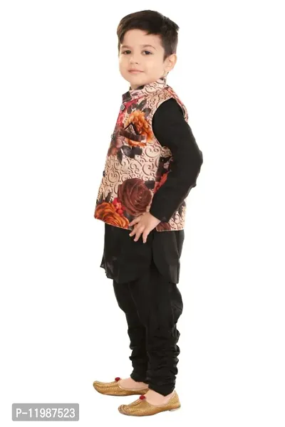 Trendy Boys/Kids Kurta Pyjama Set with Waistcoat - Modi Jacket-thumb2