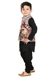 Trendy Boys/Kids Kurta Pyjama Set with Waistcoat - Modi Jacket-thumb1