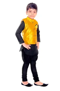 Trendy Boys/Kids Kurta Pyjama Set with Waistcoat - Modi Jacket-thumb1