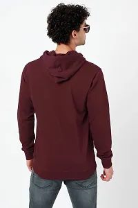 Classic Fleece Solid Hoodie Sweatshirts for Men-thumb1