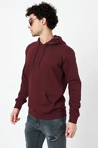 Classic Fleece Solid Hoodie Sweatshirts for Men-thumb4