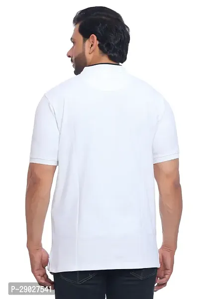 Classic Regular Fit Mandarin Neck T Shirt for Mens-thumb3