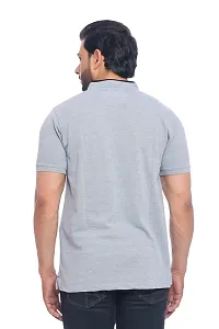 Classic Regular Fit Mandarin Neck T Shirt for Mens-thumb4