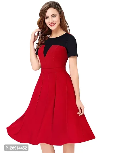 Classic Polyester Solid Dresses for Women-thumb3