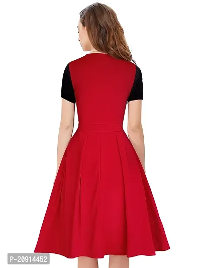 Classic Polyester Solid Dresses for Women-thumb4