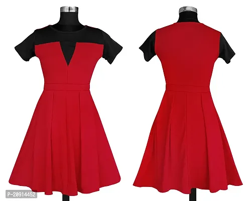 Classic Polyester Solid Dresses for Women-thumb2