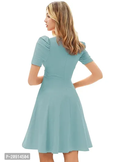 Classic Polyester Solid Dresses for Women-thumb3