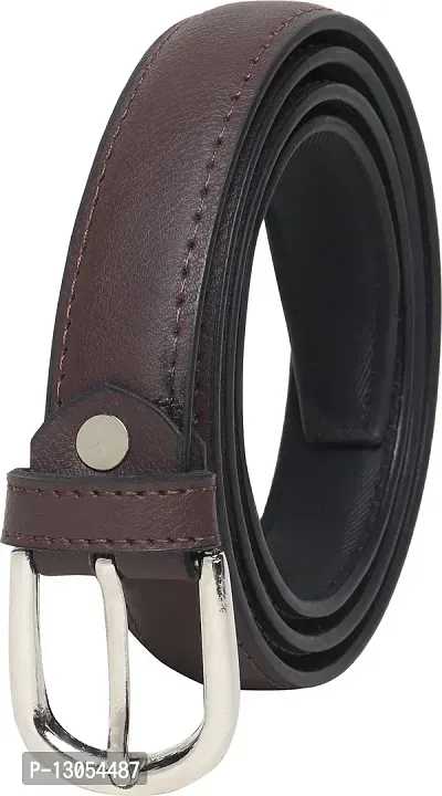 SAMTROH Women Casual Brown Artificial Leather Belt