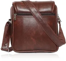 Brown Men  Women Sling Bag-thumb3