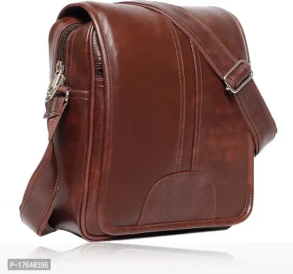 Brown Men  Women Sling Bag-thumb5